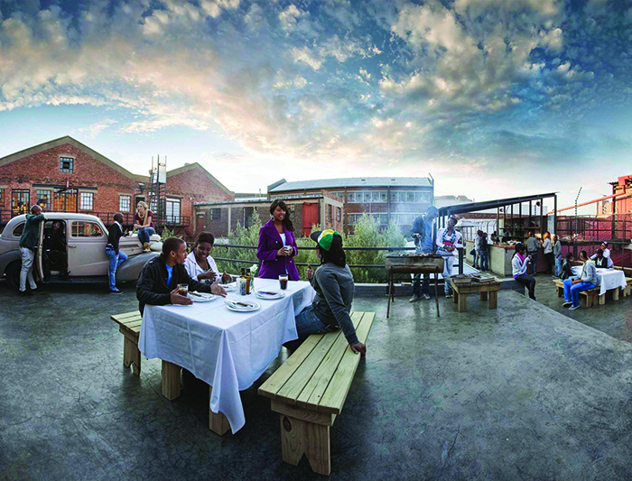 A morning in Maboneng