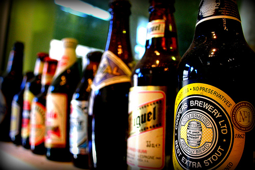 Caution. Extremely Fresh Beer.