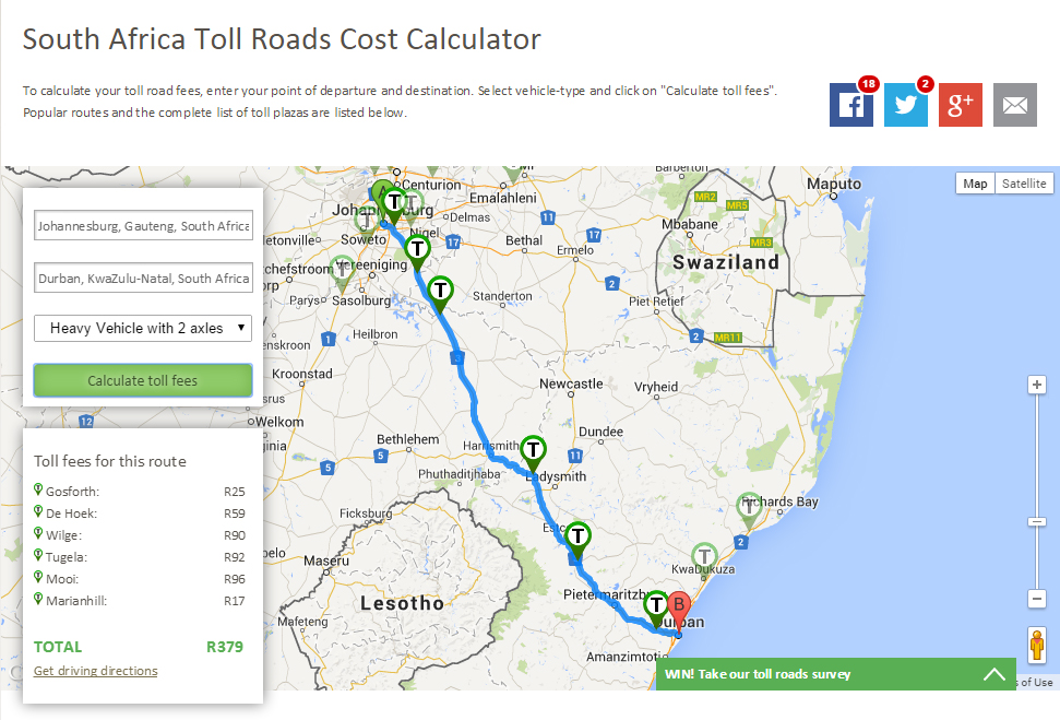 No more unexpected toll road fees for South African road users