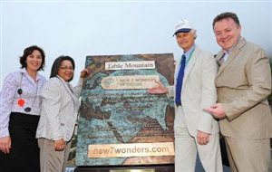 Table Mountain inaugurated as a New7Wonder