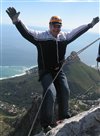 Walking off the side of Table Mountain